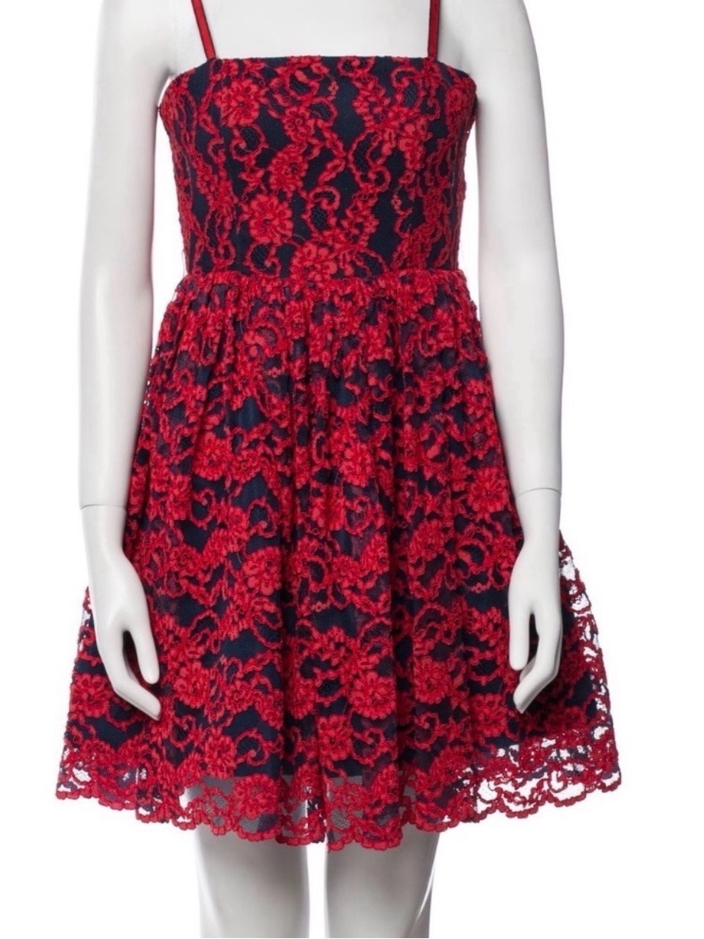 Alice + Olivia by Stacey Bendet "Sia" Lace mini Dress Sz 4